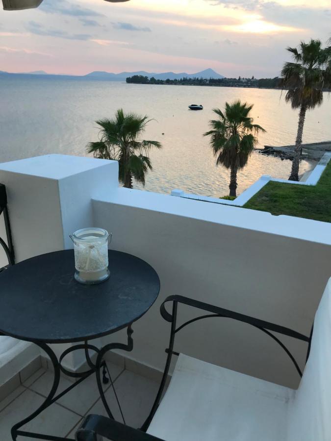 Eretria Divine Sea View Apartment Bagian luar foto