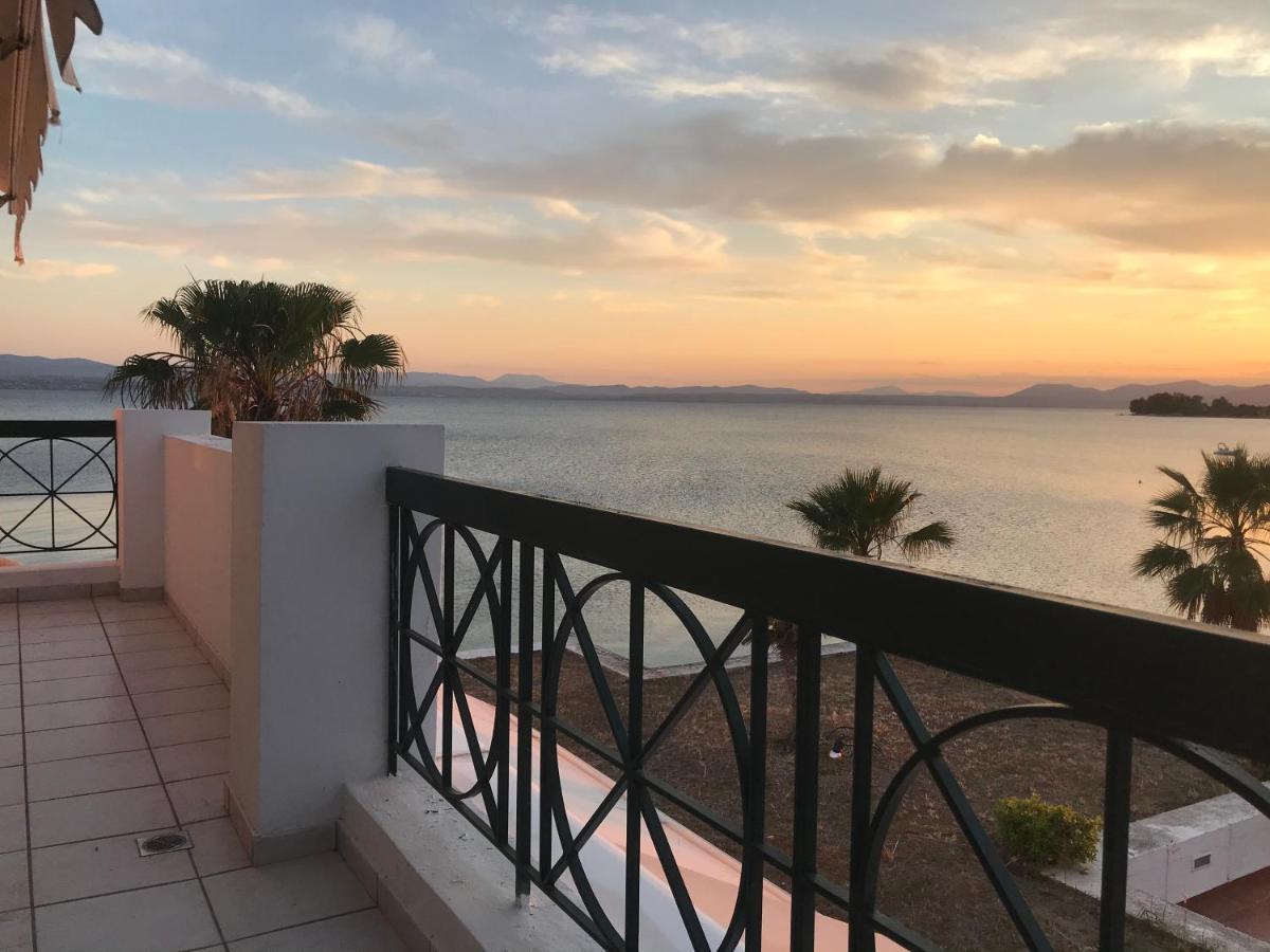 Eretria Divine Sea View Apartment Bagian luar foto